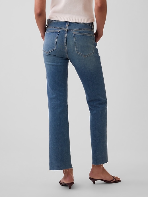 Image number 4 showing, Low Rise Long & Lean Crop Jeans