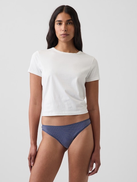 SoftMade Organic Stretch Cotton Thong