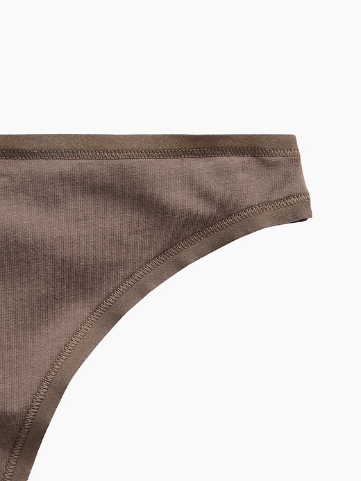 Image number 3 showing, MadeSoft Organic Stretch Cotton Thong