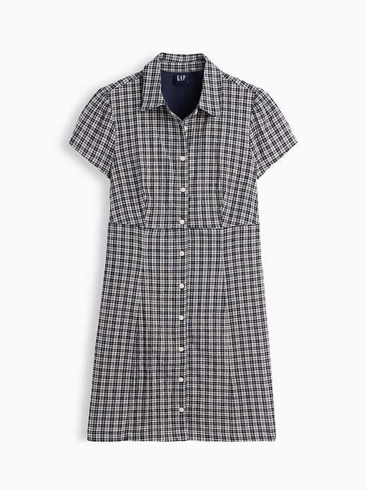 Image number 5 showing, Empire-Waist Mini Shirtdress