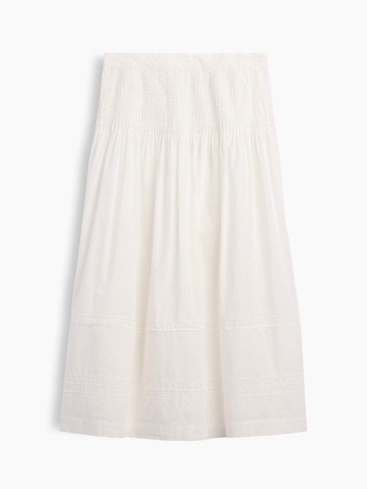 Image number 6 showing, Poplin Pintuck Maxi Skirt