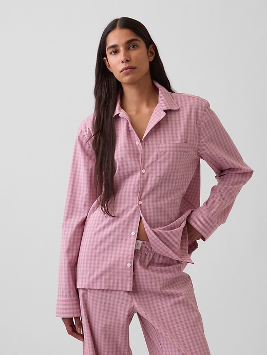 Image number 1 showing, MadeSoft Poplin PJ Shirt