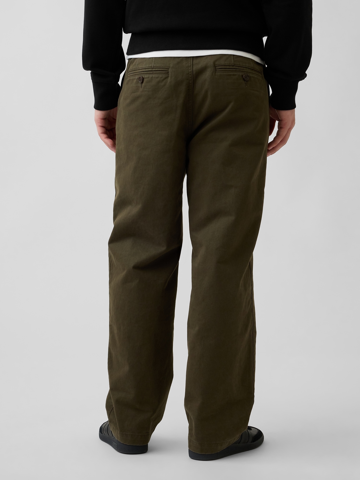 Heavyweight Twill Baggy Khakis