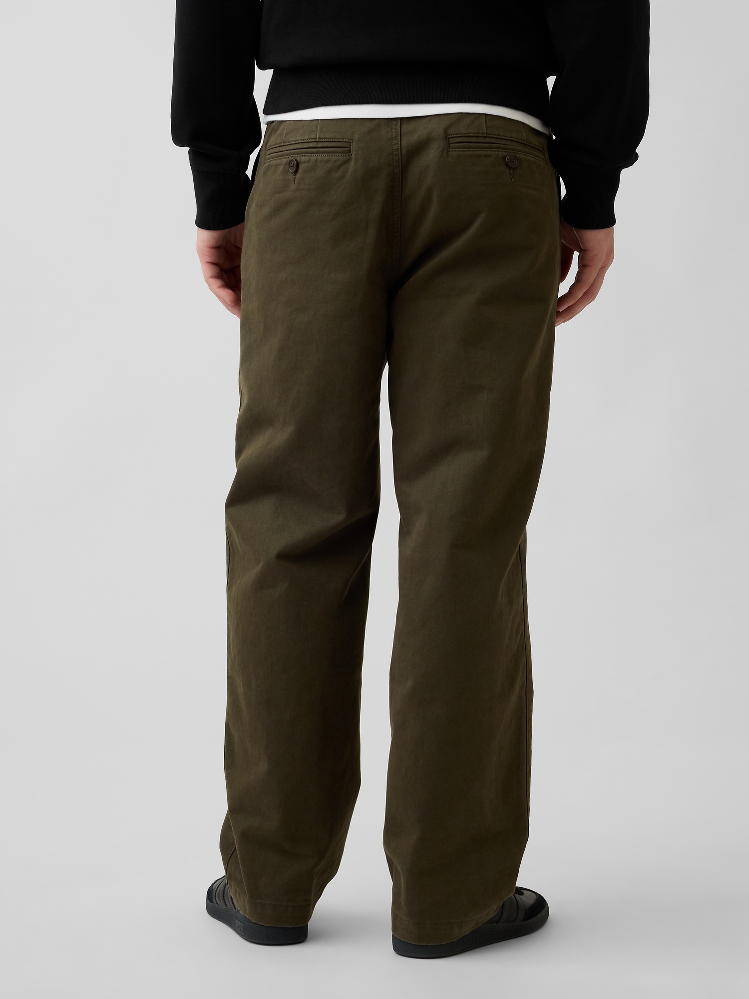 Мужские брюки Gap Heavyweight Twill Baggy Khakis — фото 4