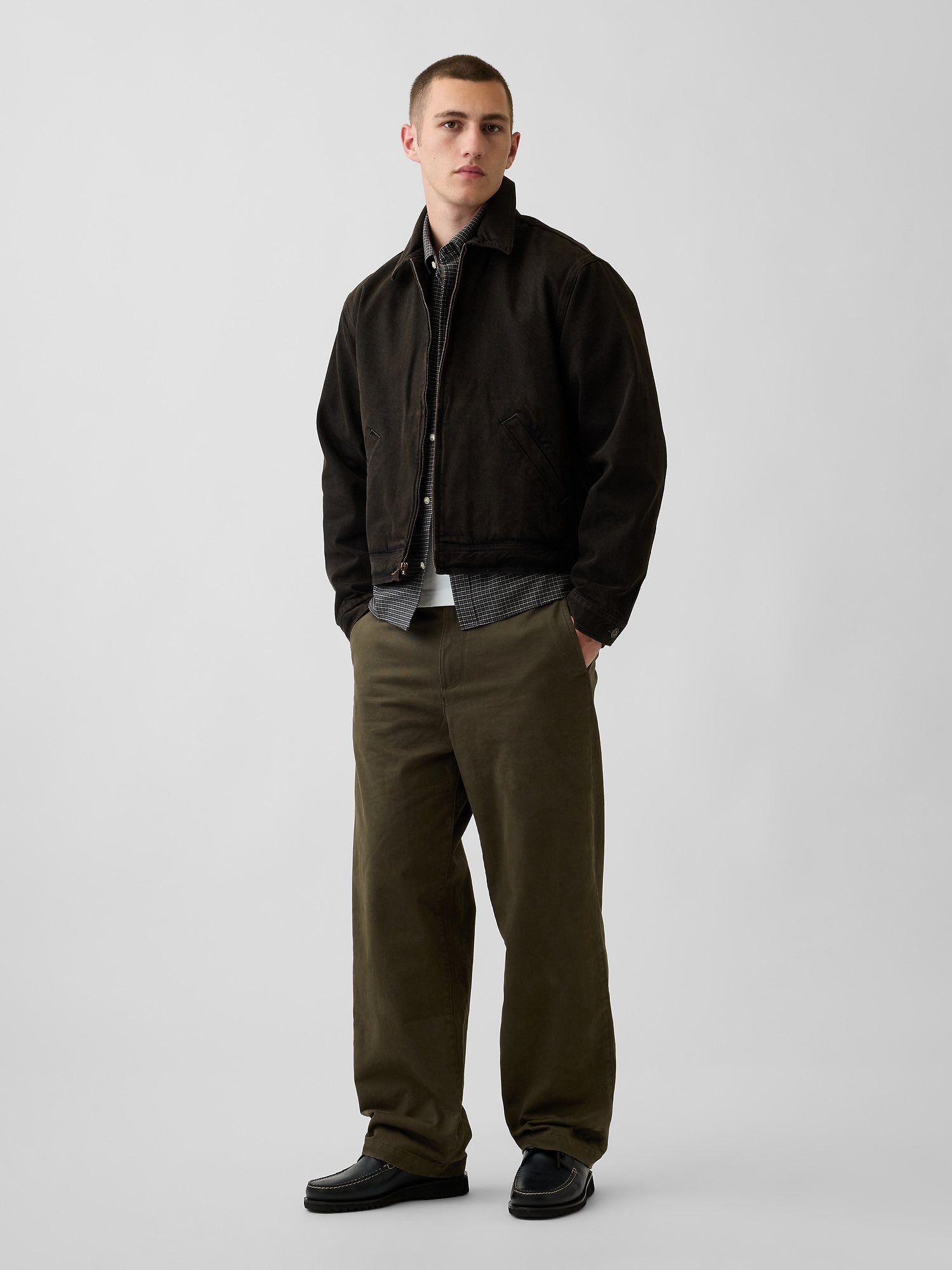 Heavyweight Twill Baggy Khakis