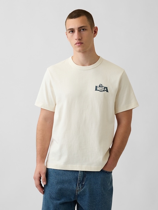 Image number 1 showing, Heavyweight Relaxed Graphic T-Shirt