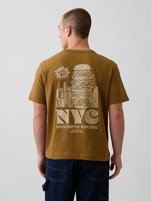 Image number 3 showing, Heavyweight Relaxed Graphic T-Shirt