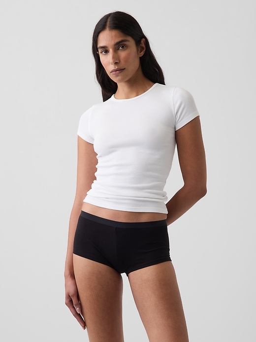Image number 1 showing, MadeSoft Organic Stretch Cotton Shorty