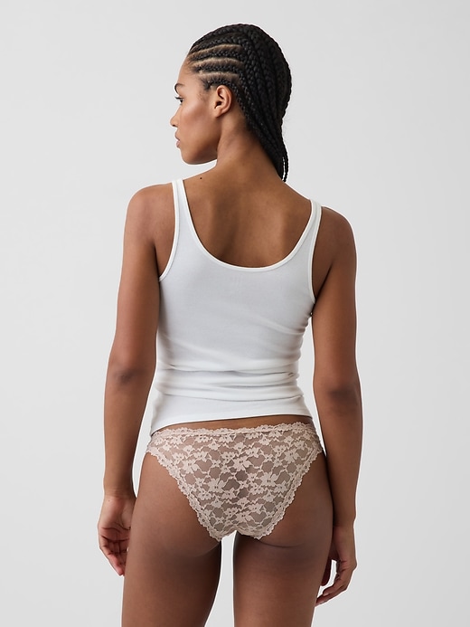Image number 2 showing, Lace Cheeky Bikini