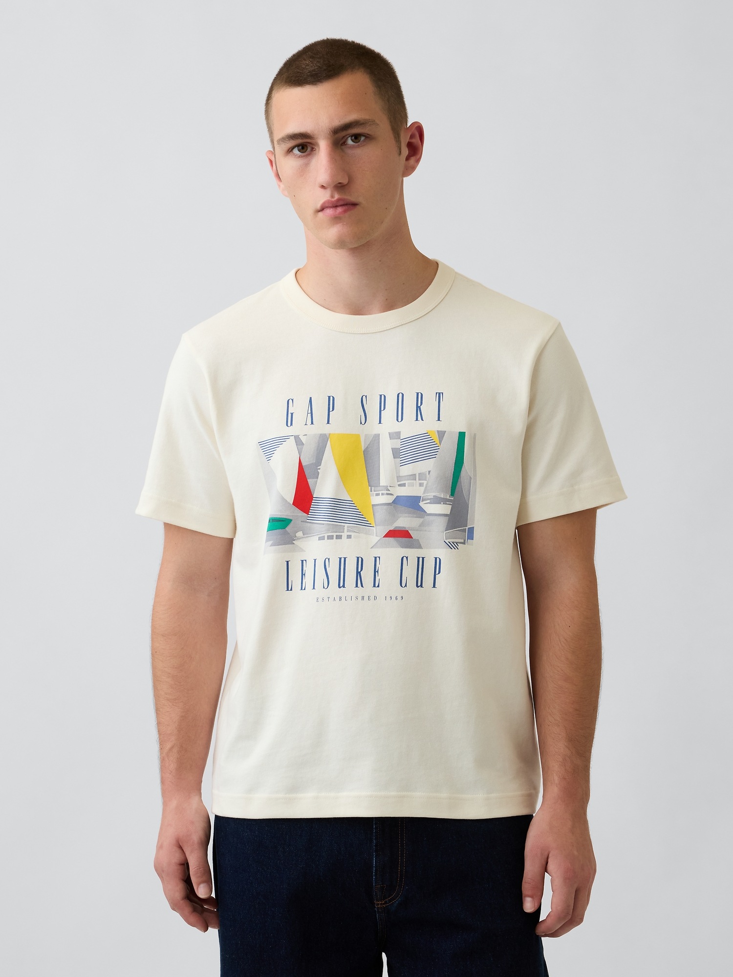 Мужские футболки Gap Sport Heavyweight Graphic T-Shirt