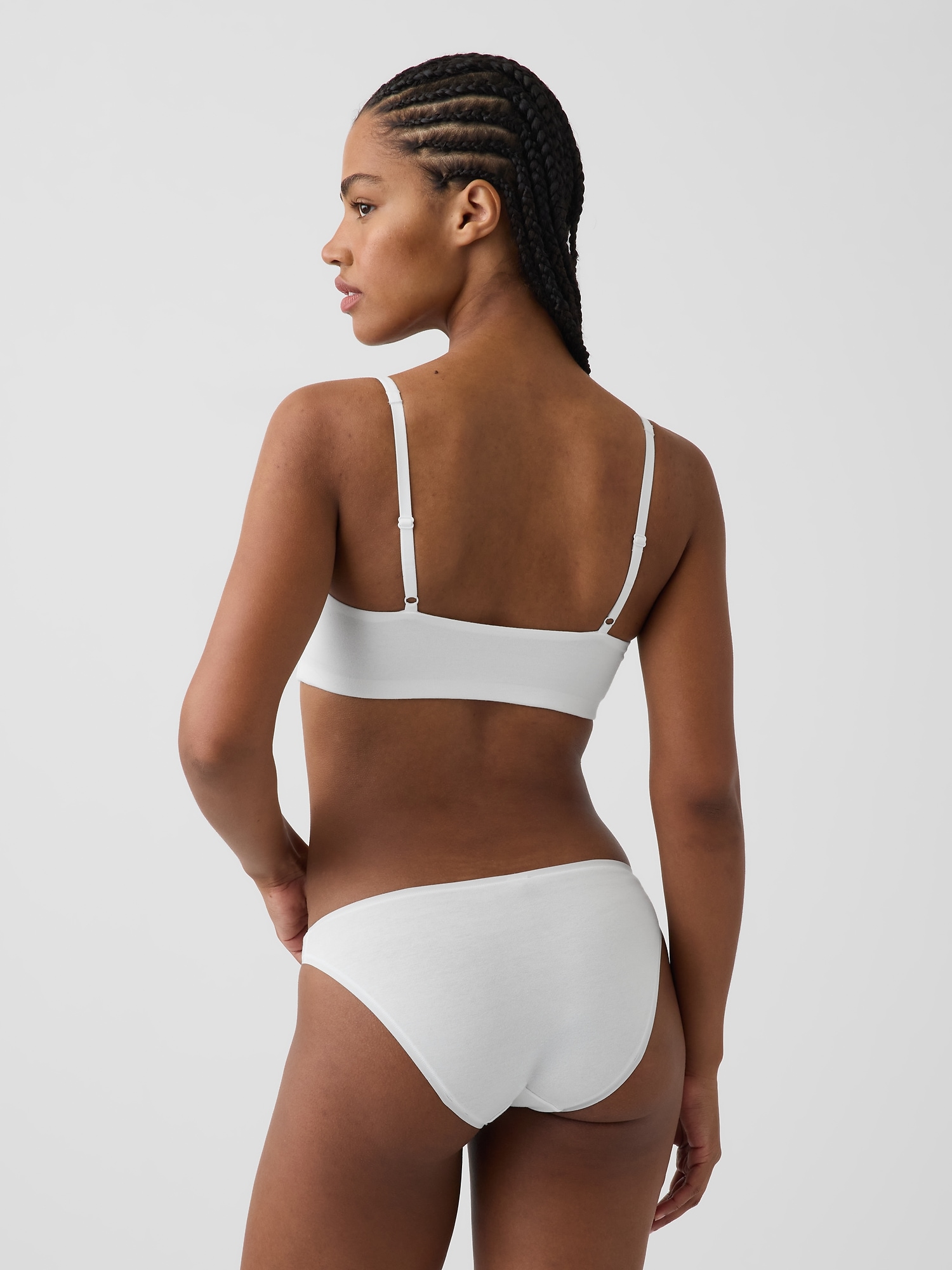 Softest Organic Stretch Cotton Scoop Bralette