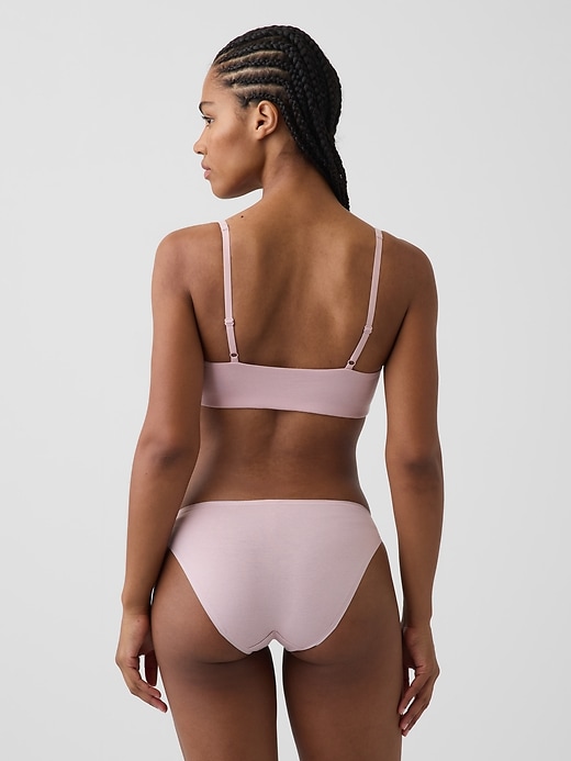 Image number 2 showing, Softest Organic Stretch Cotton Scoop Bralette