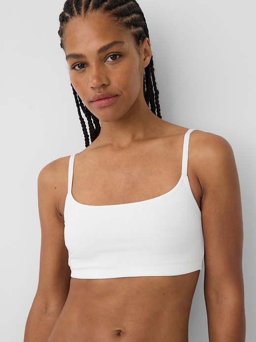 Image number 3 showing, Softest Organic Stretch Cotton Scoop Bralette