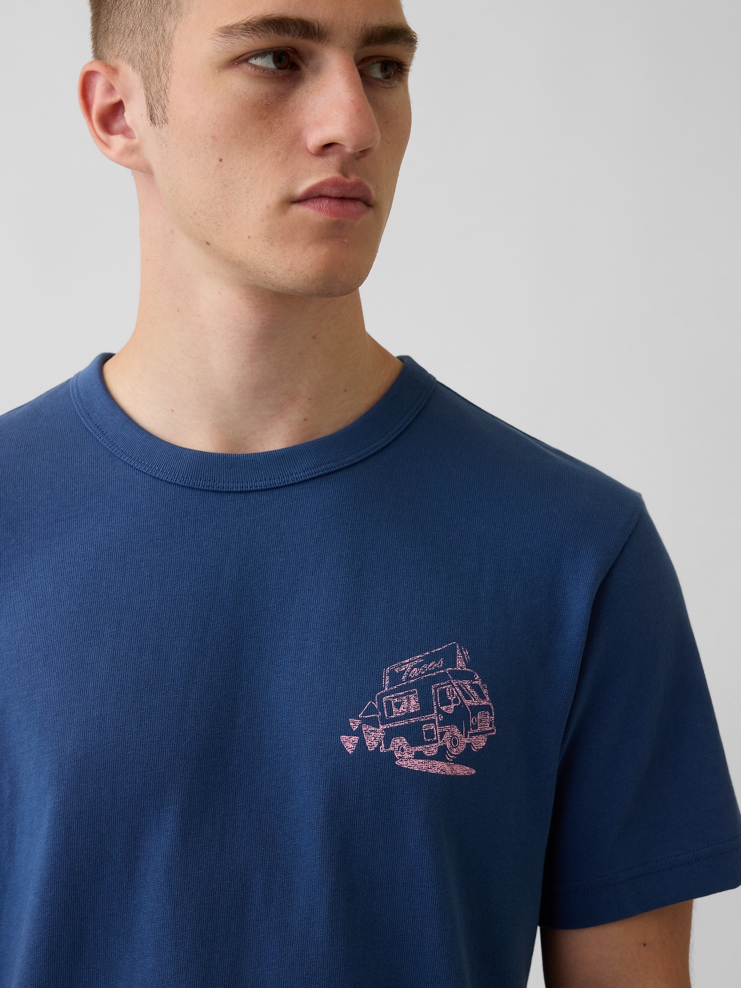 California Taco Truck Heavyweight Graphic T-Shirt
