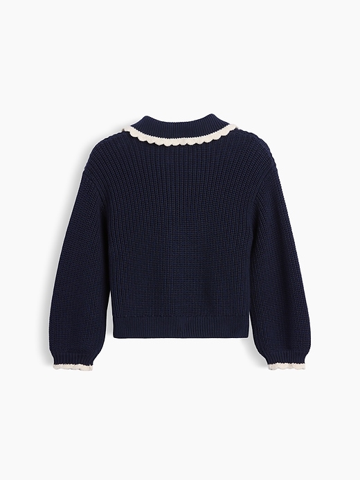 Image number 2 showing, Baby & Toddler Collared Cardigan Sweater