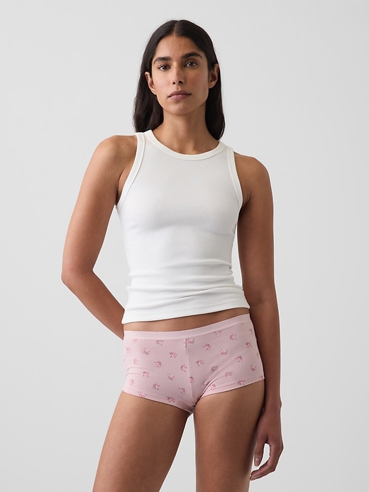 Image number 1 showing, MadeSoft Organic Stretch Cotton Shorty