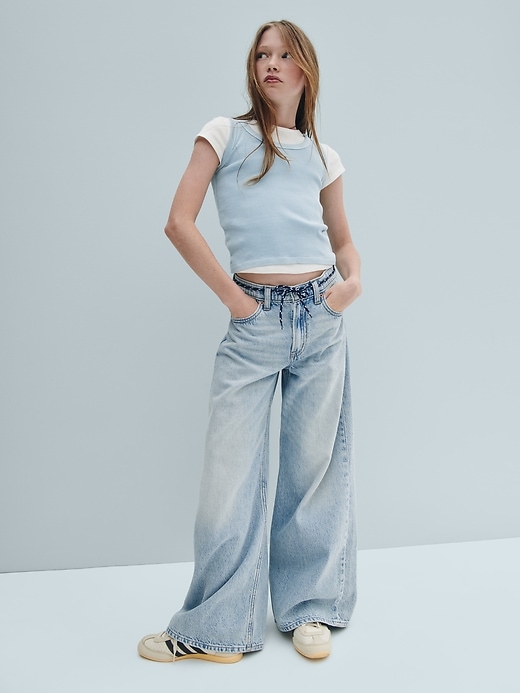 Image number 6 showing, Kids Low Rise Baggy Jeans