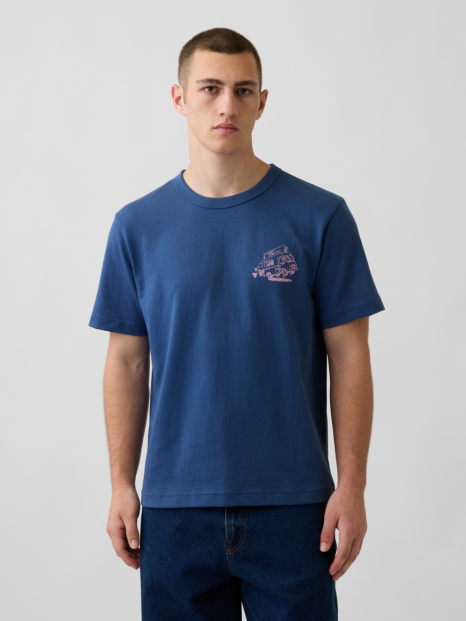 Мужские футболки Gap California Taco Truck Heavyweight Graphic T-Shirt