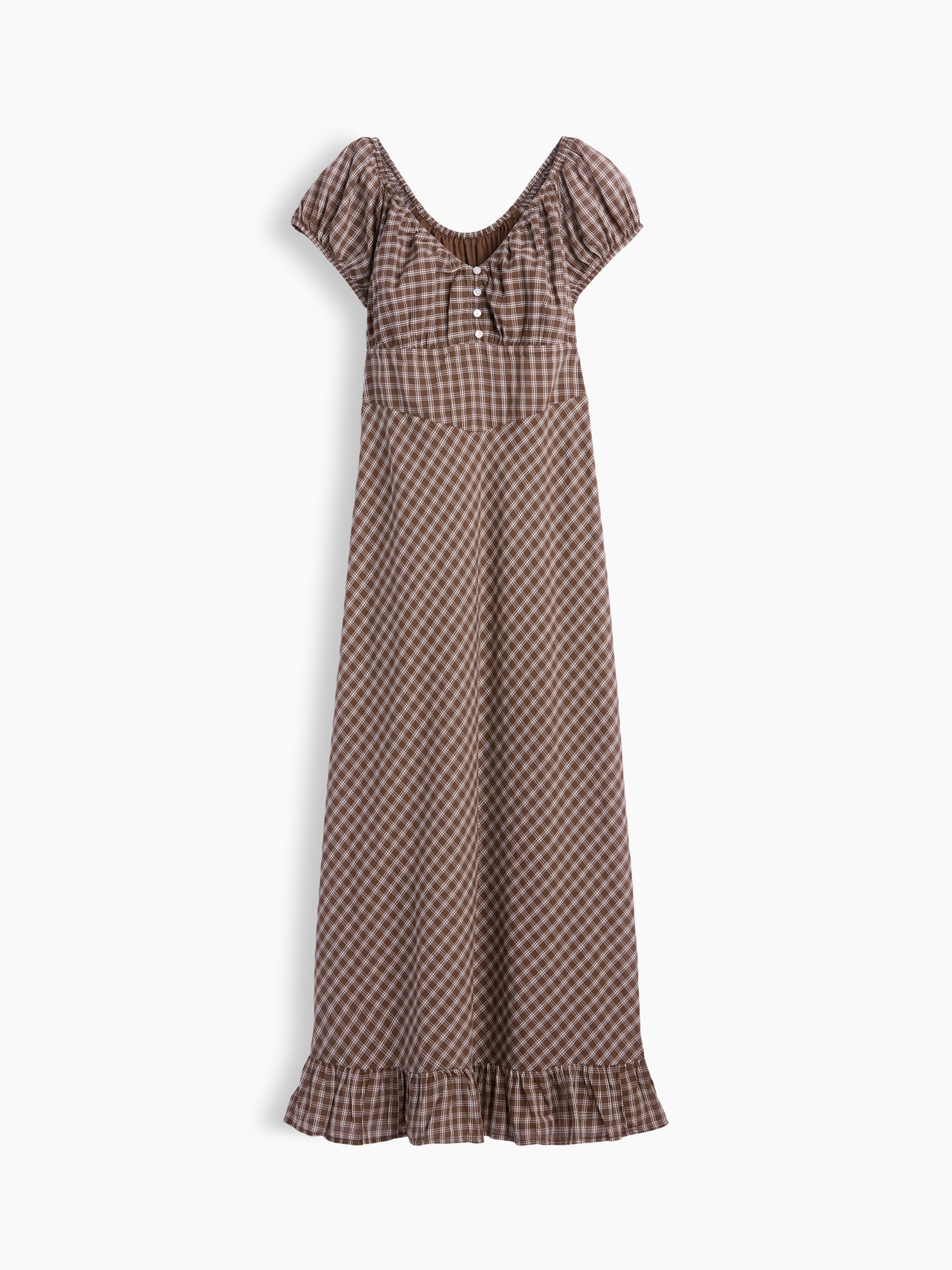 Женские платья Gap V-Neck Ruffle Hem Maxi Dress — фото 5