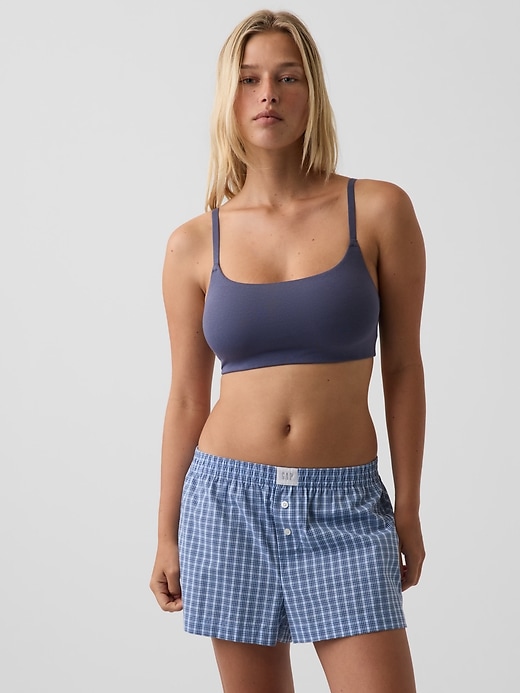 Image number 5 showing, Softest Organic Stretch Cotton Scoop Bralette