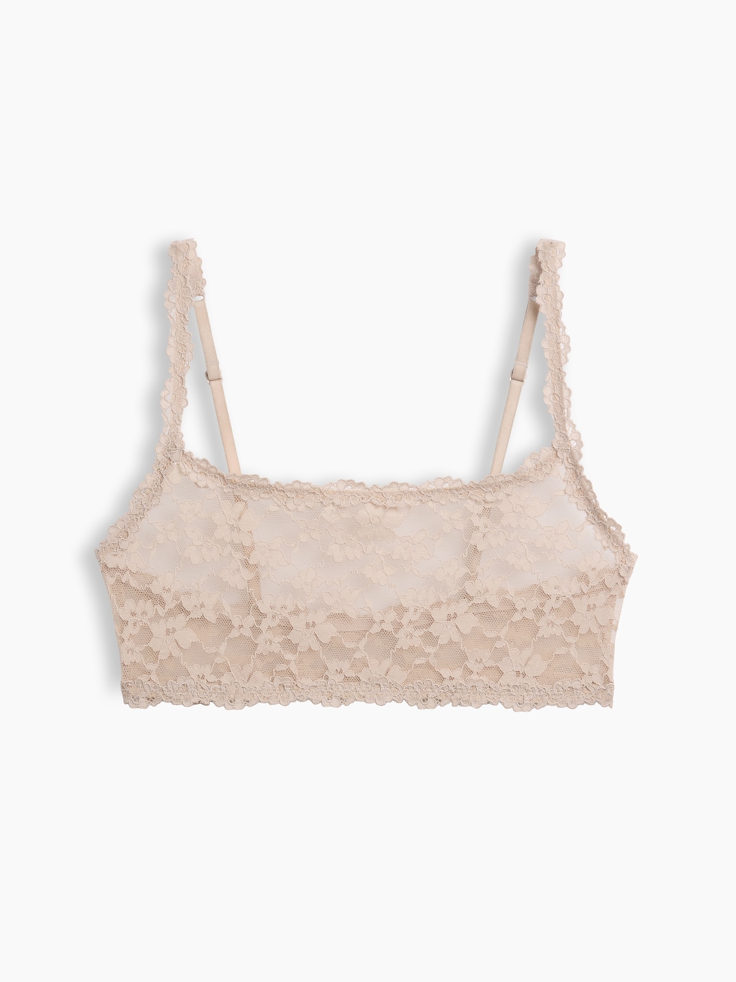 Бралетт Textured, кружево — Gap, цвет: Песочный бежевый — фото 6