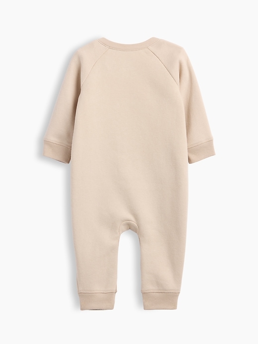 Image number 2 showing, Baby VintageSoft Embroidered Brannan Bear Raglan One-Piece