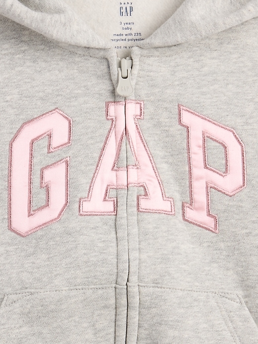 Image number 3 showing, Baby & Toddler VintageSoft Logo Zip Hoodie