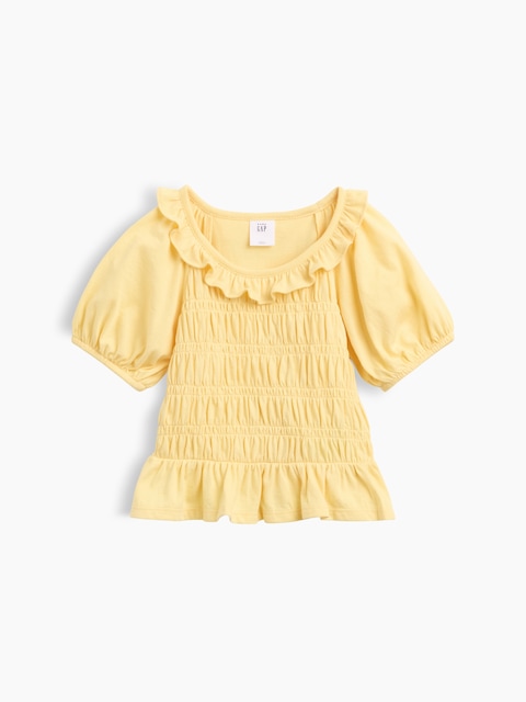 Baby & Toddler Smocked Peplum Top
