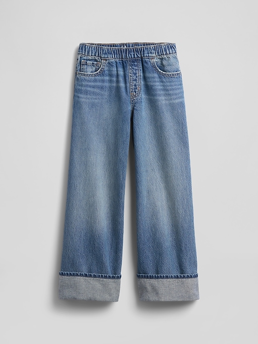 Image number 2 showing, Kids Low Rise Easy Wide-Leg Baggy Jeans