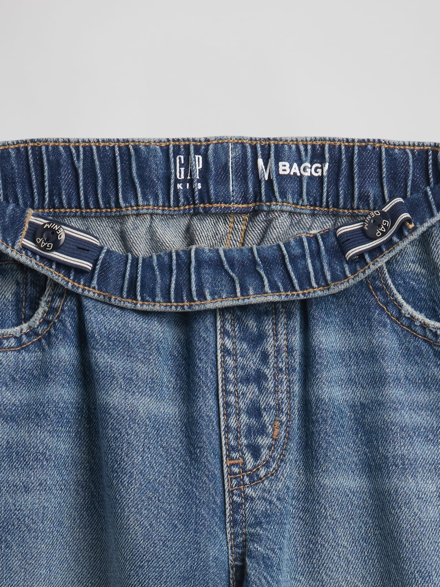 Kids Low Rise Easy Cuffed Baggy Jeans
