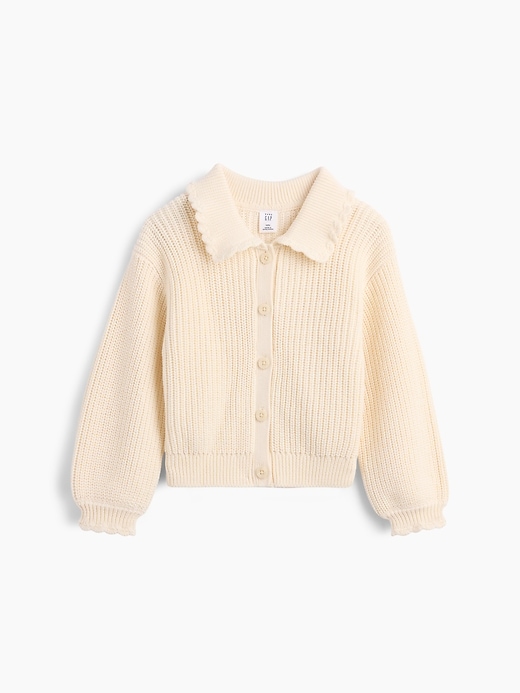 Image number 1 showing, Baby & Toddler Collared Cardigan Sweater