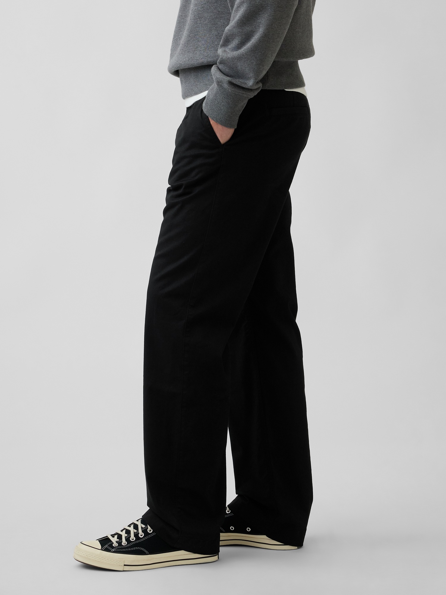 Мужские брюки Gap Modern Loose Pleated Khakis — фото 3
