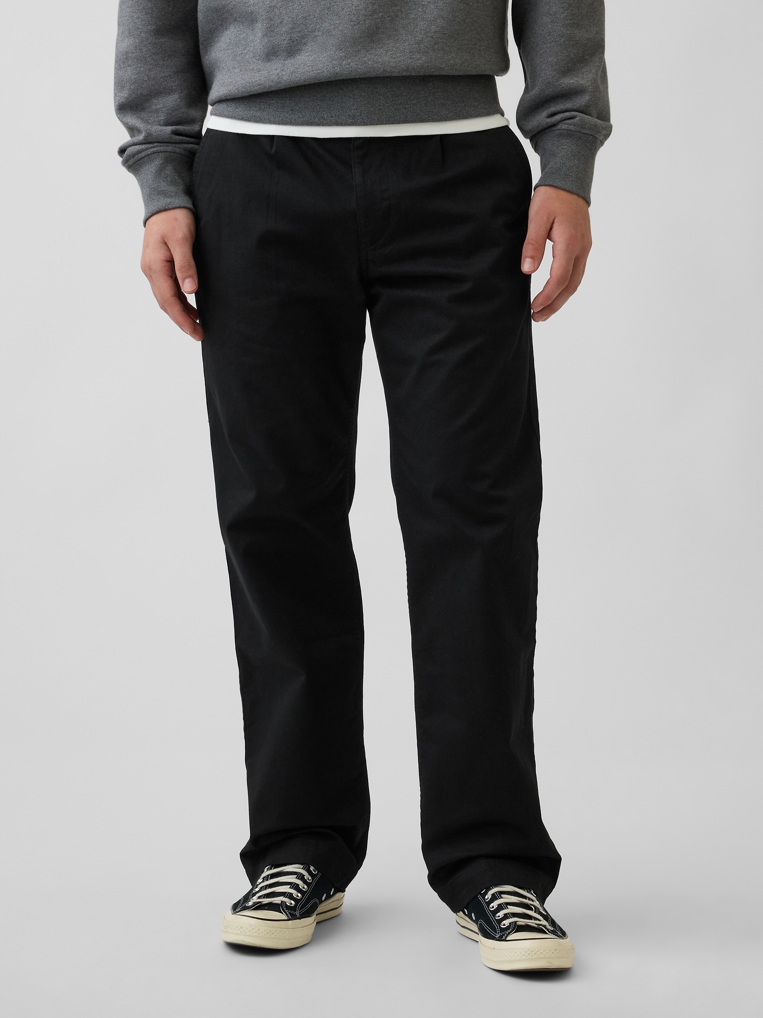 Мужские брюки Gap Modern Loose Pleated Khakis — фото 2