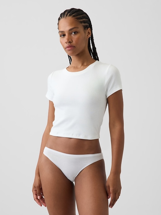 Image number 1 showing, MadeSoft Organic Stretch Cotton Bikini