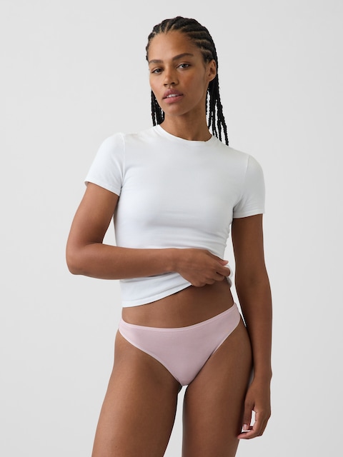 SoftMade Organic Stretch Cotton Thong