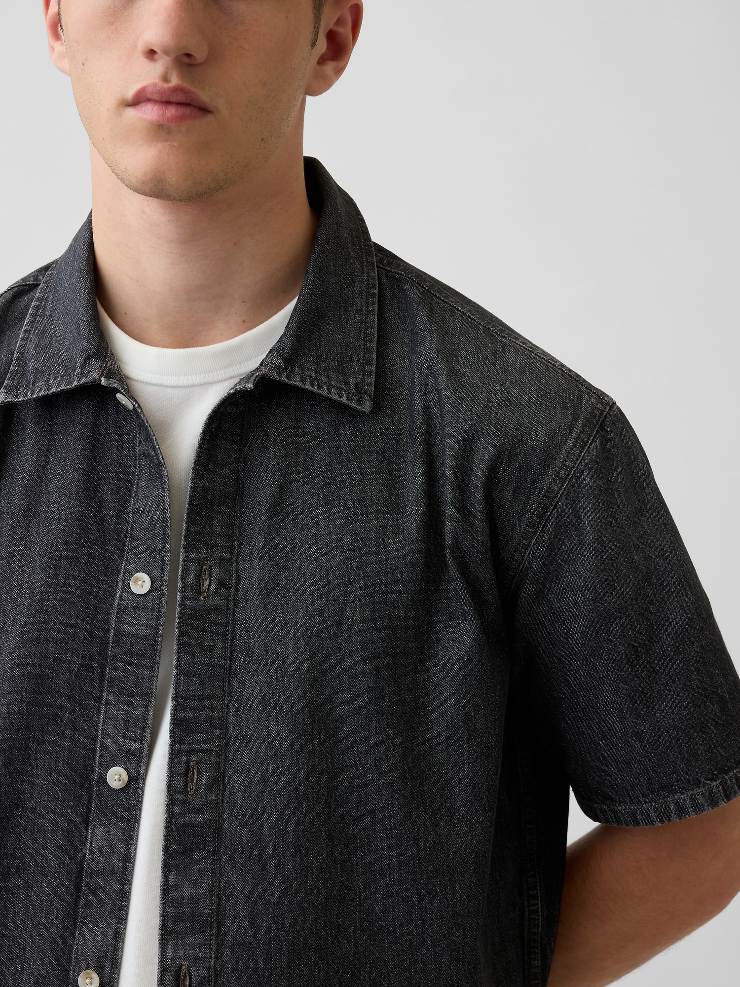 Denim Relaxed Shirt