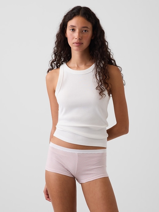 Image number 1 showing, SoftMade Organic Stretch Cotton Shorty
