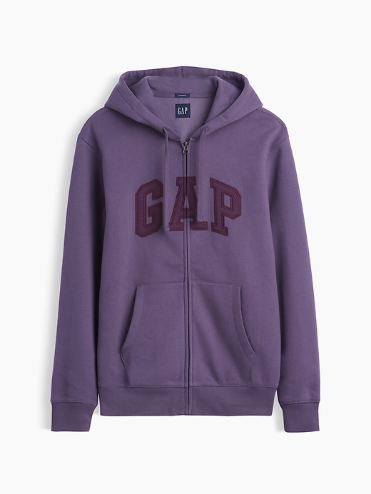 Image number 5 showing, Adult VintageSoft Arch Logo Zip Hoodie