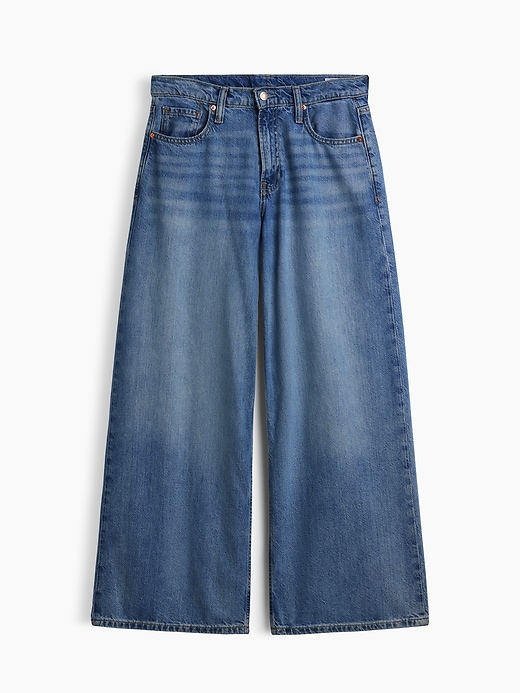 Image number 6 showing, Low Rise UltraSoft Stride Wide-Leg Jeans
