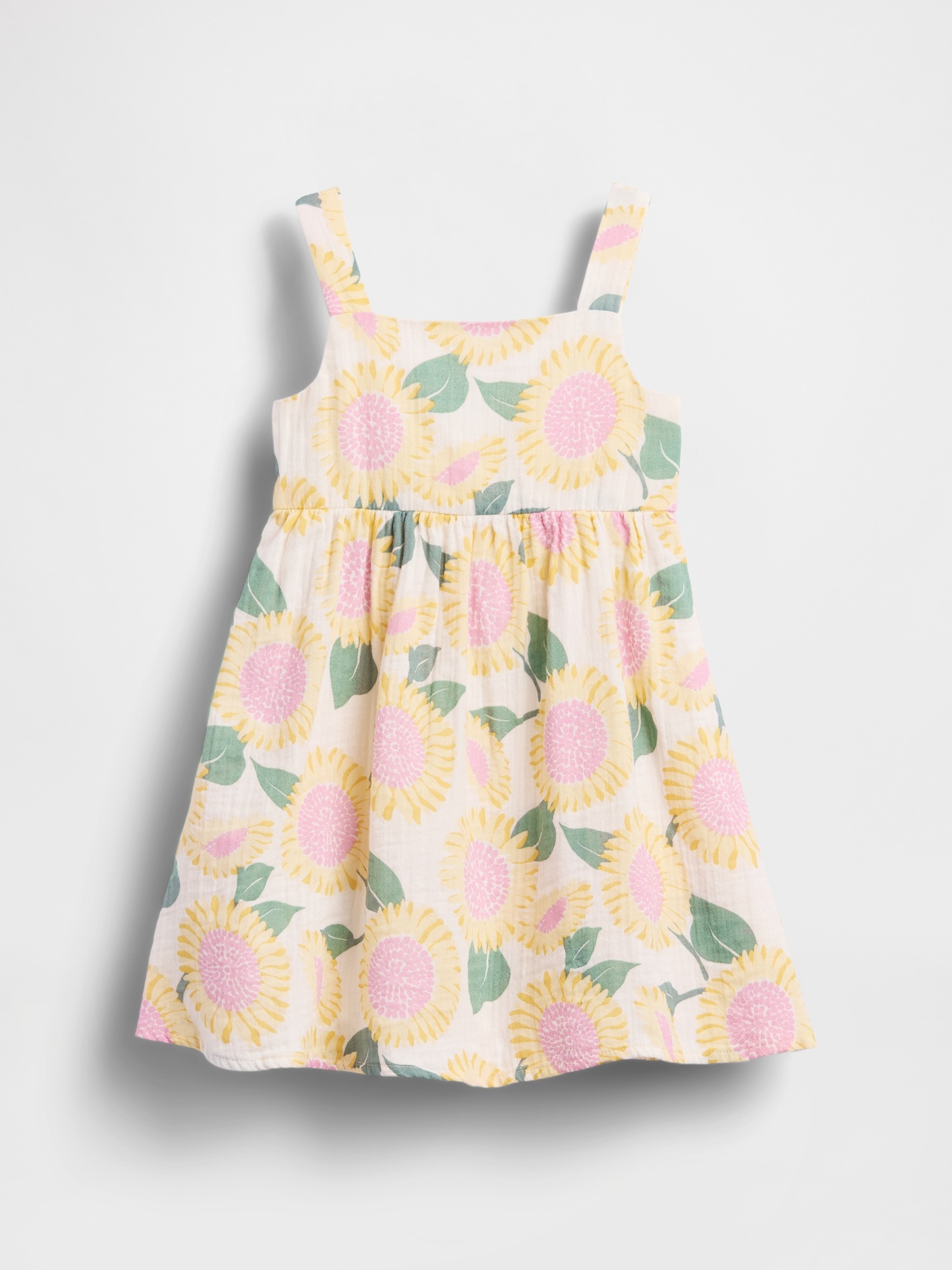 Детские платья Gap Baby & Toddler Cotton Gauze Sunflower Dress