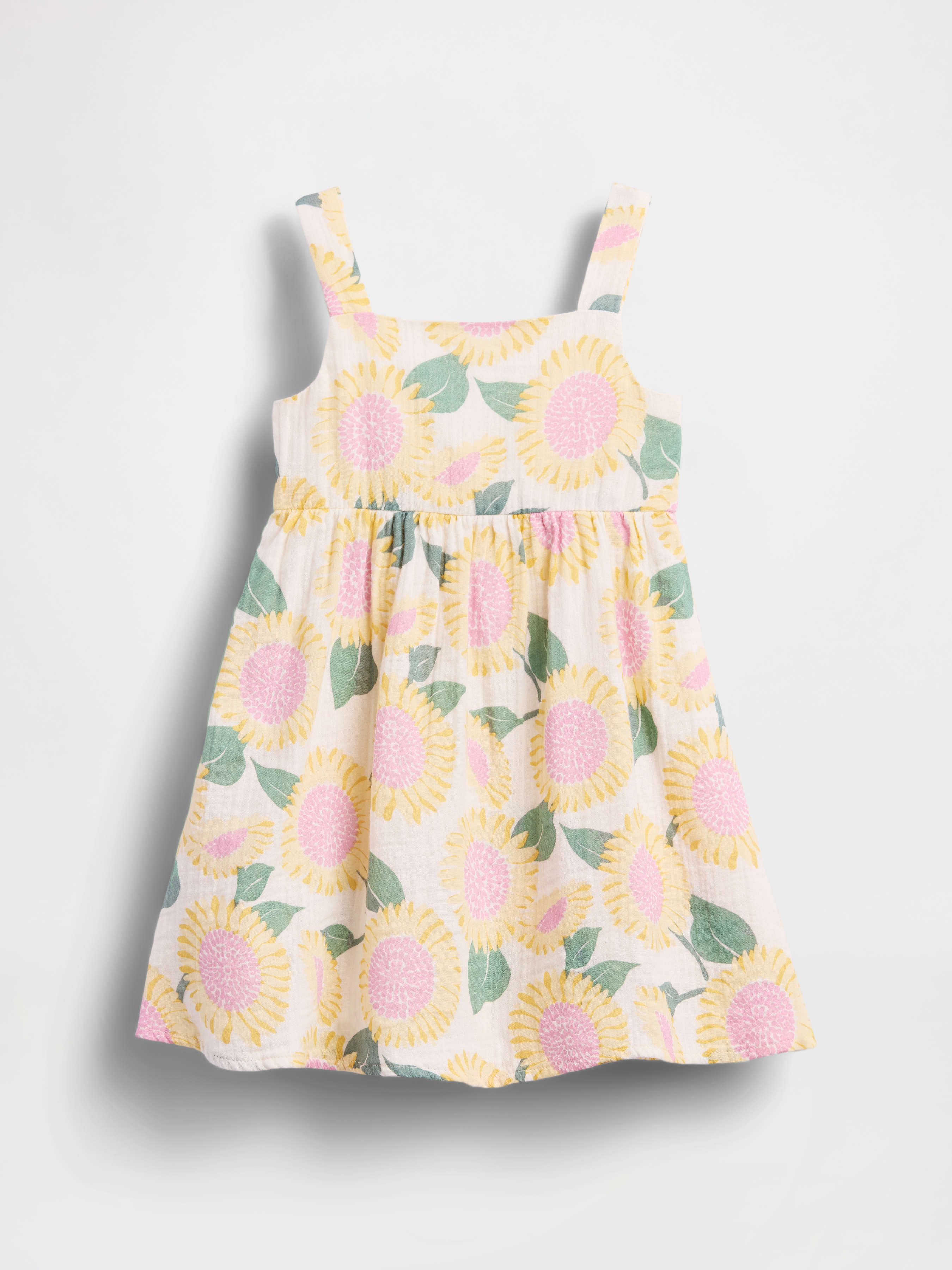 Baby & Toddler Cotton Gauze Sunflower Dress