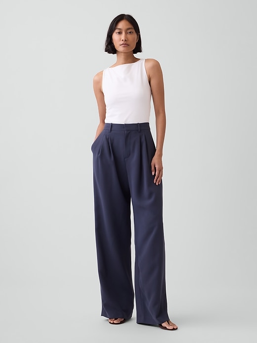 Image number 1 showing, 365 High Rise Pleated Trousers