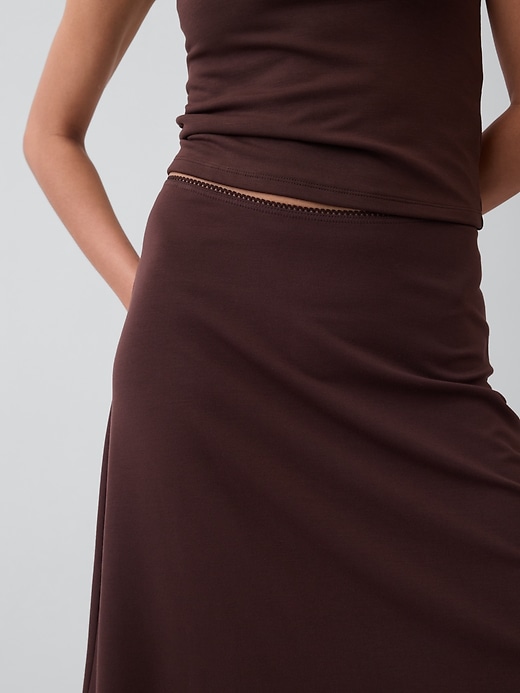 Image number 4 showing, Easy Knee-Length Skirt