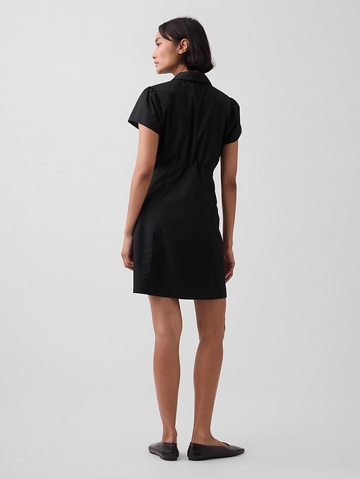 Image number 2 showing, Empire-Waist Mini Shirtdress