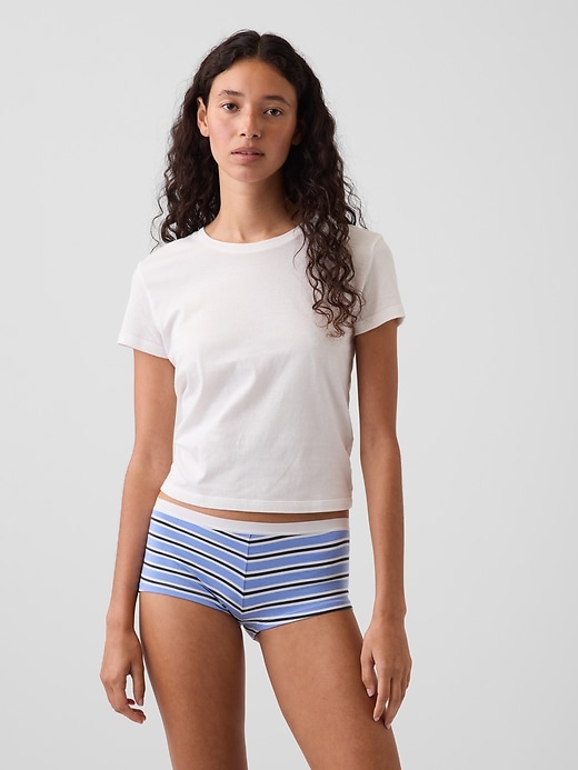 Image number 1 showing, SoftMade Organic Stretch Cotton Shorty