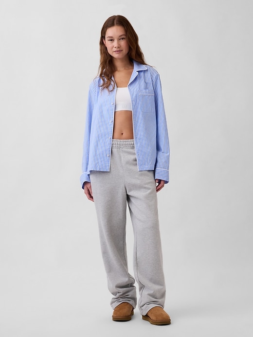 Image number 5 showing, Poplin PJ Shirt