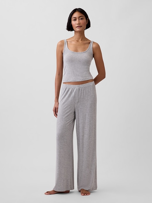 Image number 2 showing, MadeSoft Modal Rib PJ Tank Top