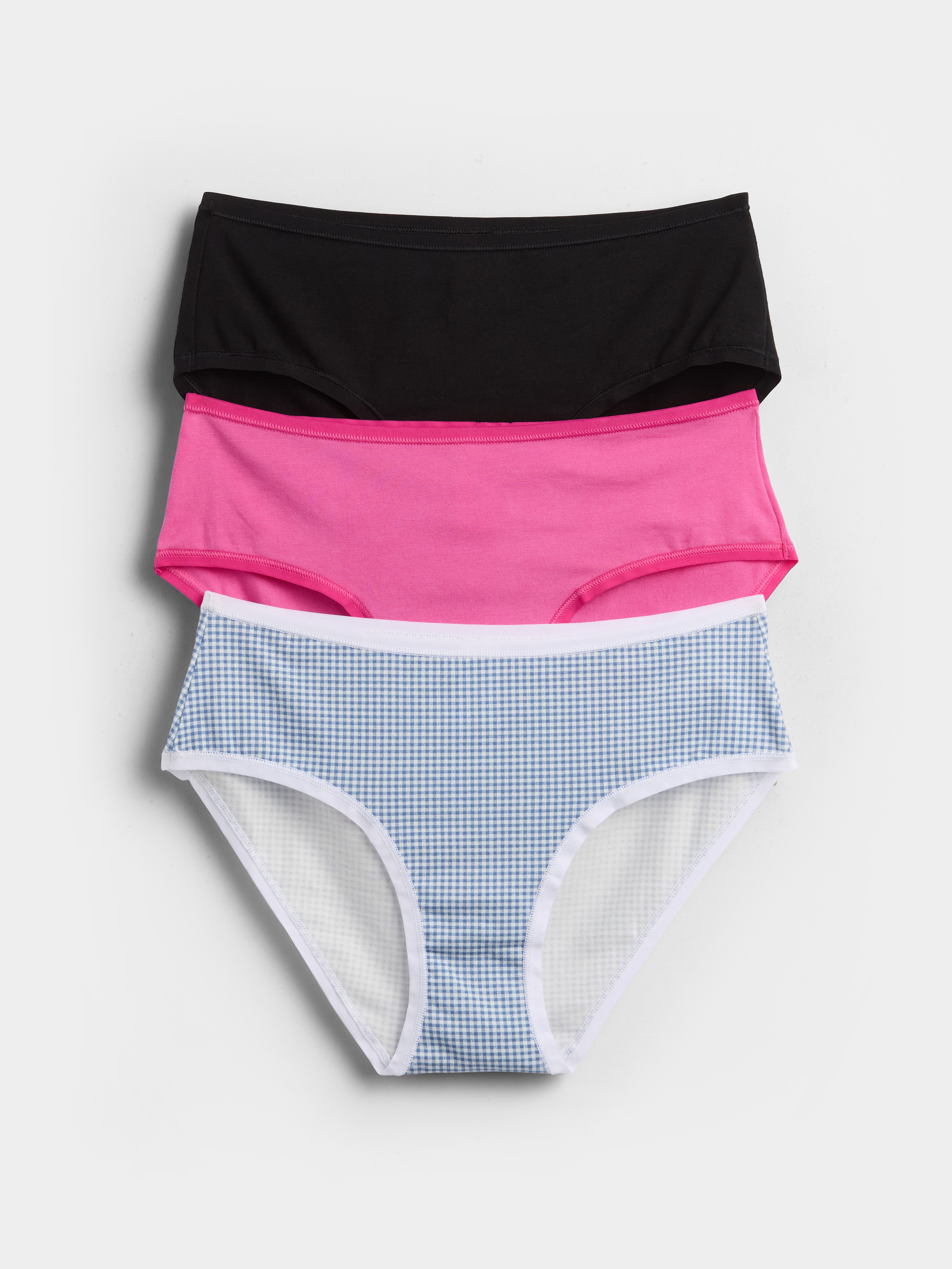 Organic Stretch Cotton Hipster (3-Pack)