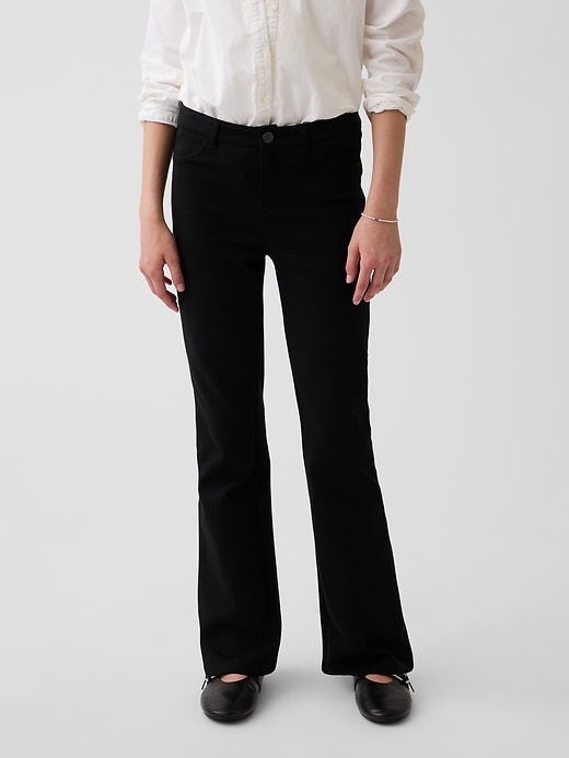 Image number 3 showing, Kids Uniform Ponte Flare Pants