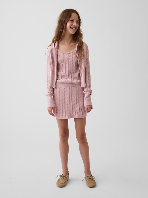 Image number 4 showing, Kids Cable-Knit Sweater Cami